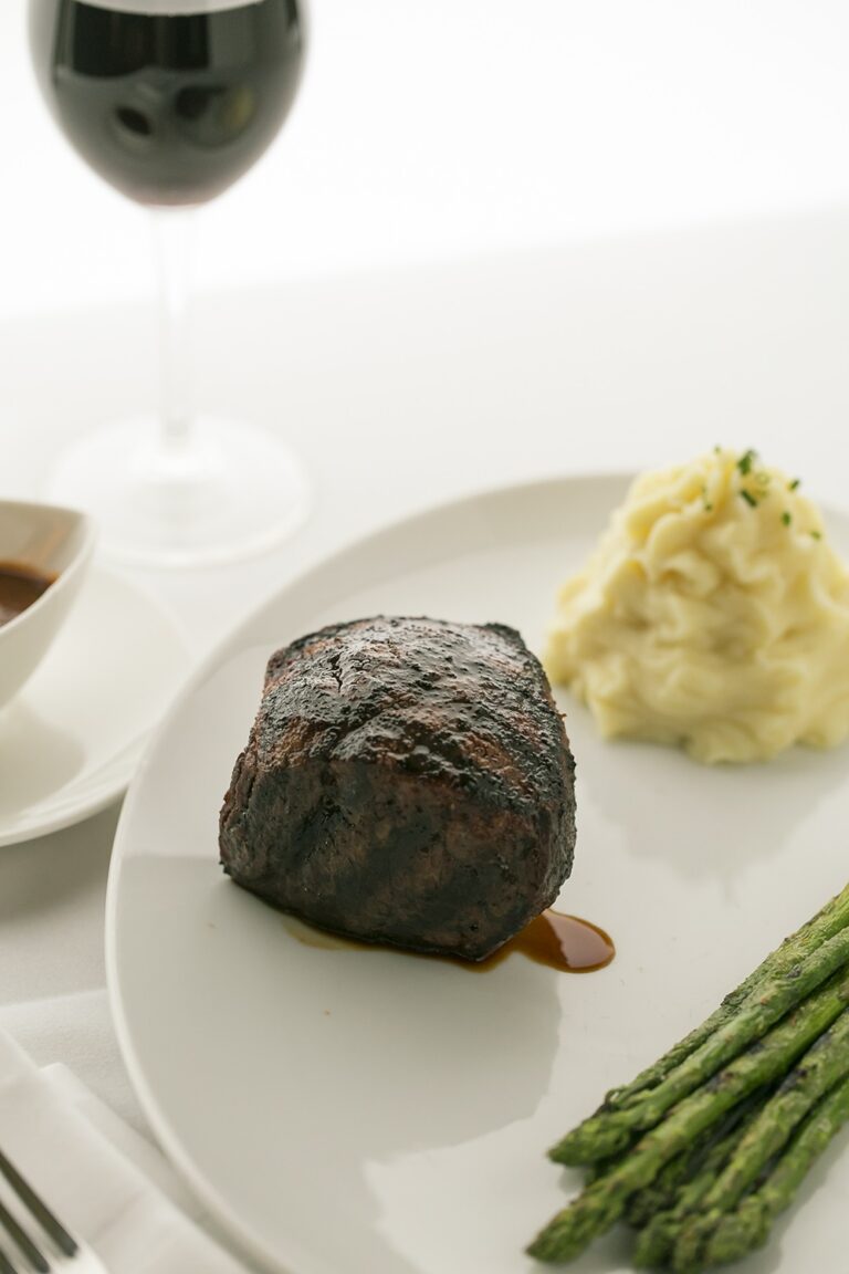 Baseball cut sirloin at The Lounge at John Howie Steak.