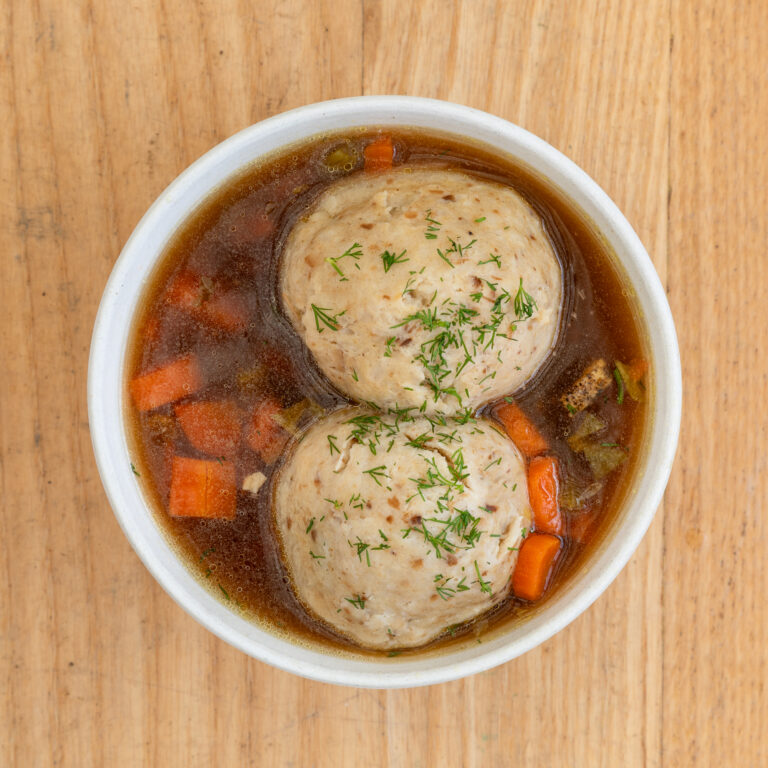 Zylberschteins Matzo Ball Soup. Photo by Amy Johnson.