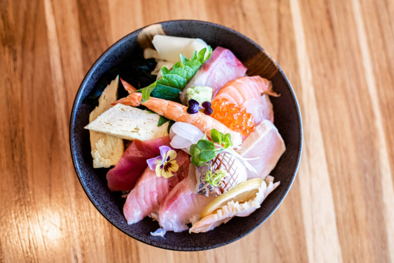 Colorful Chirashi Donburi at Kazoku. Photo courtesy of Kazoku.