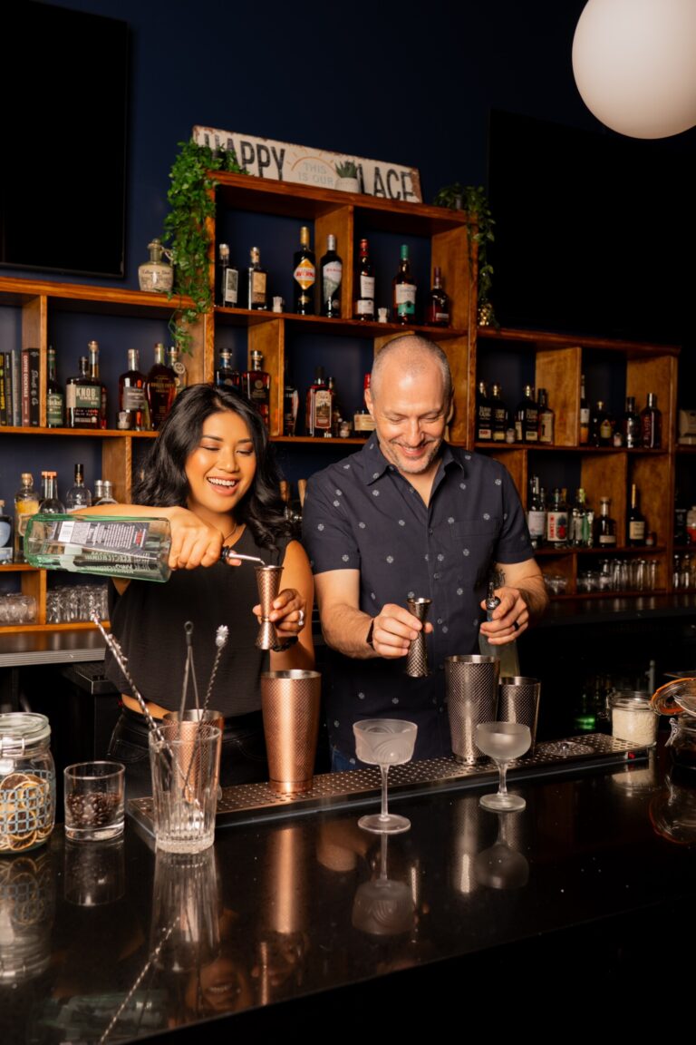 Owners Gary and Roxanne of Barrel & Bacon. Photo by Miranda Jade Photography.