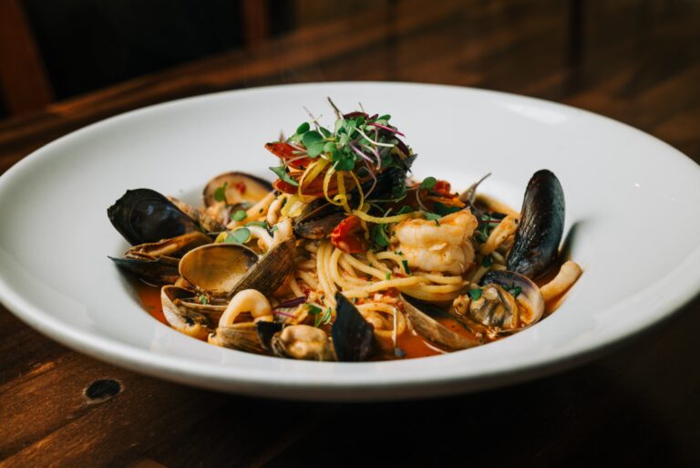 Grappa makes an effort to feature local and regional ingredients whenever possible, including Pacific Northwest seafood, seasonal produce, and Northwest beverage partners. Photo courtesy of Grappa.