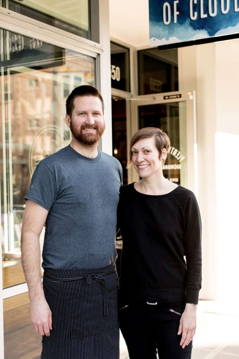 Owners of Plenty of Clouds and Noodle/Bar, Lisa Zac and Travis Post. Photo courtesy of Plenty of Clouds.