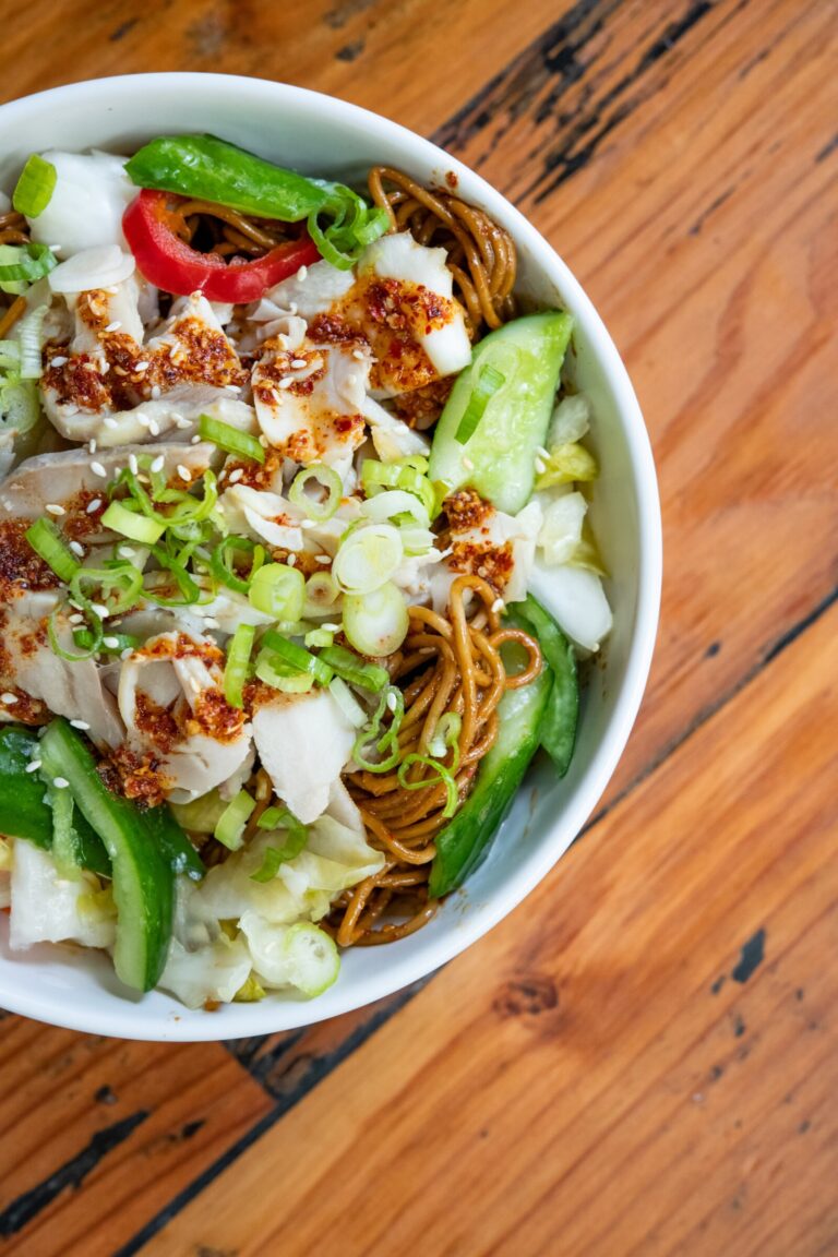Cold buckwheat noodles at Noodle/Bar. Photo by Nate Watters.