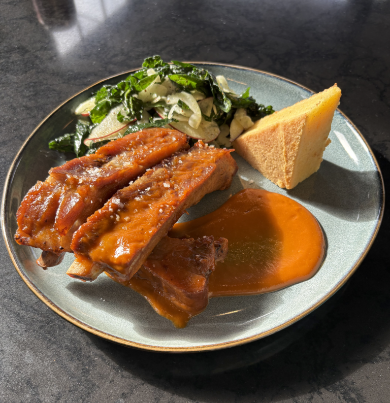 Braised St. Louis Spare Ribs at Aslan Tangletown. Photo courtesy of Aslan.