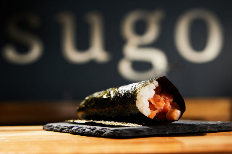 Sugo Hand Roll Bar delivers a refined yet approachable take on modern sushi dining. Photo by Feed It Creative.