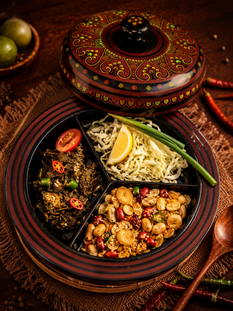 Inwa makes authentic Burmese foods inspired by their own family recipes, street food, tea-shop culture, and the dishes shared around Burmese tables. Photo courtesy of Inwa Burmese Cuisine.