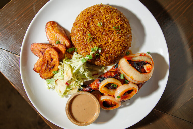 Gold Coast Kitchen is Tina Fahnbulleh's way of sharing those stories through food while creating a space where people can discover something new, celebrate familiar flavors, and leave with a deeper appreciation for the cultures behind what they ate. Photo by Justin Kim.